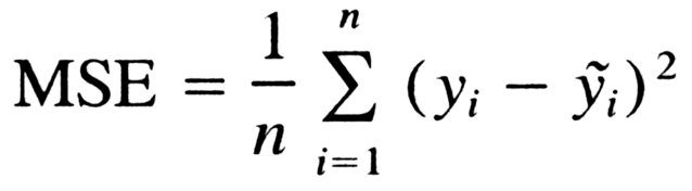 What Is A Mean Squared Error